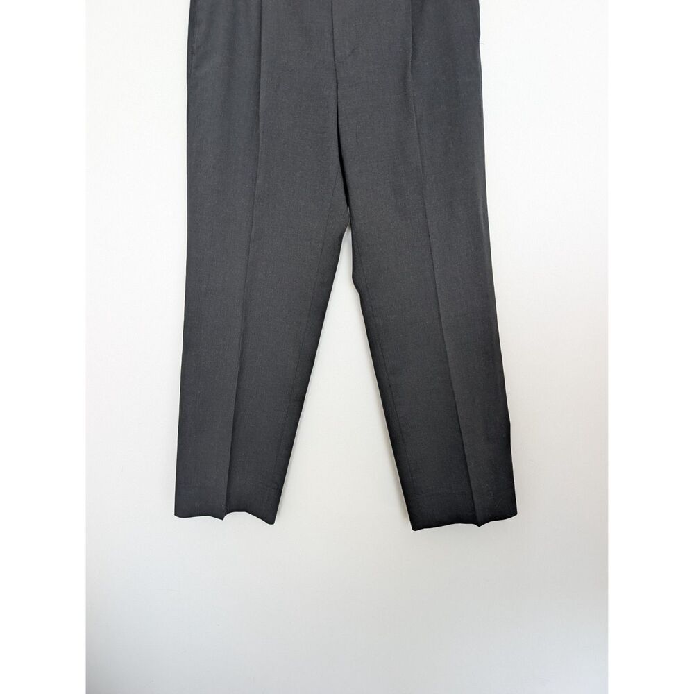 Vintage Oscar de la Renta Wool Gray Mens Dress Pants Trousers Sz 30 - Picture 3 of 16